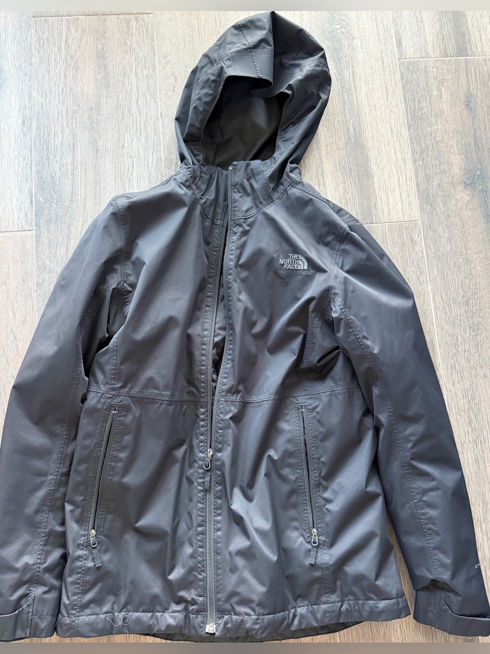 The North Face Women’s Black Hooded Rain Shell